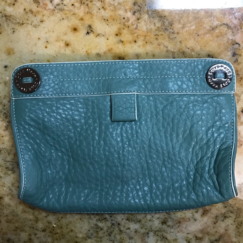 Cole Haan leather cosmetic bag